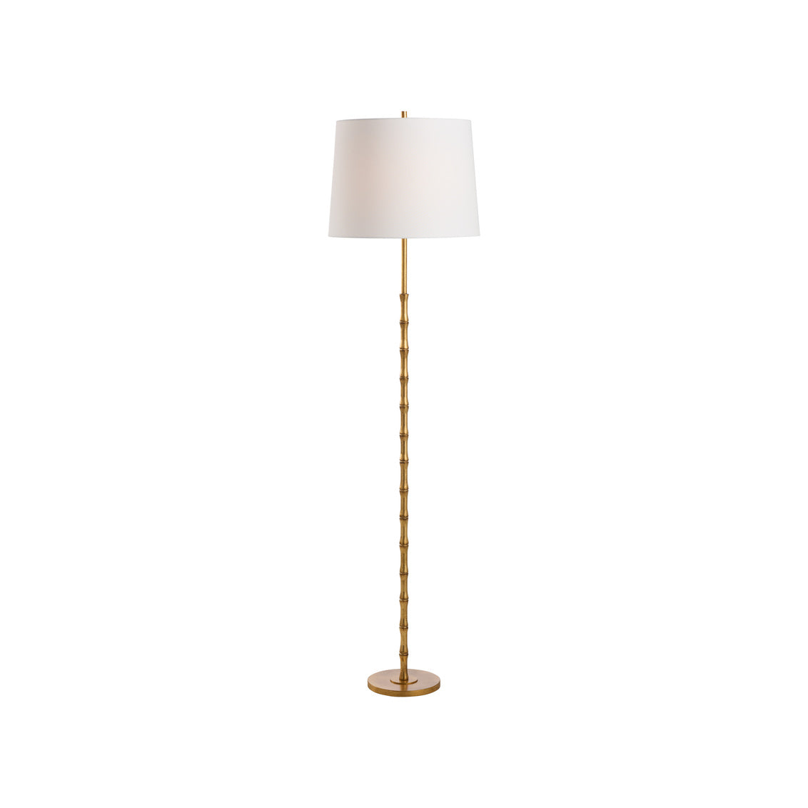 Chelsea House Artois Floor Lamp - Aged Brass