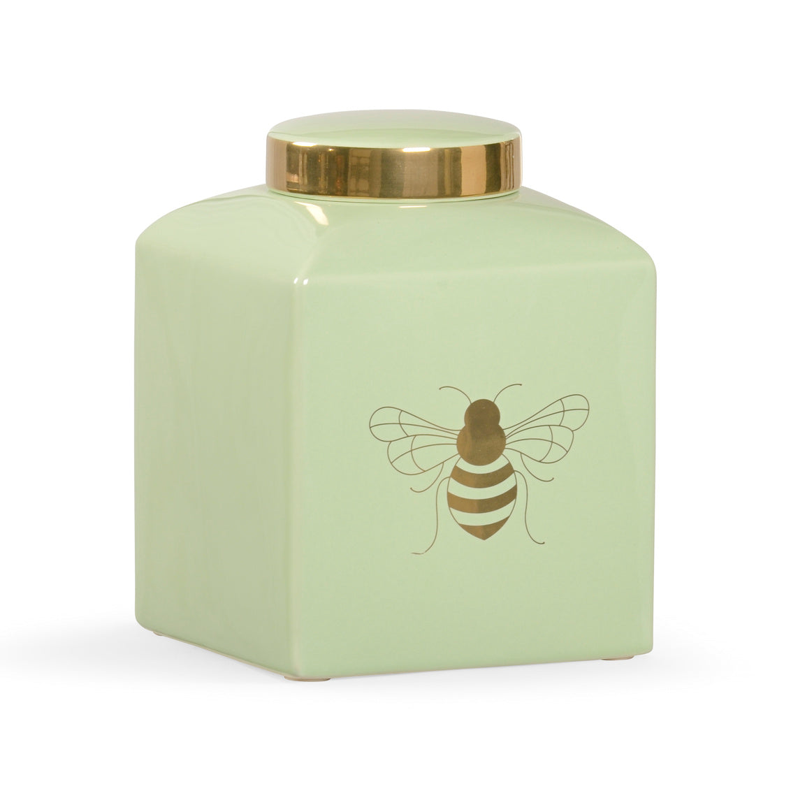 Chelsea House Bee Gracious Ginger Jar - Pistachio