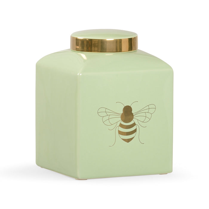 Chelsea House Bee Gracious Ginger Jar - Pistachio
