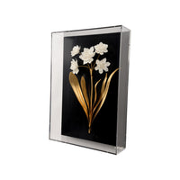 Chelsea House Porcelain Flower Black -  D