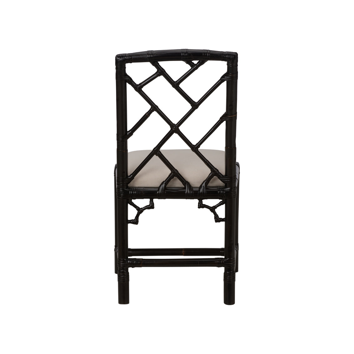 Chelsea House Chippendale Bamboo Chair - Cracked Pepper