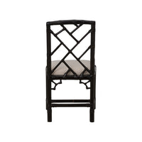 Chelsea House Chippendale Bamboo Chair - Cracked Pepper