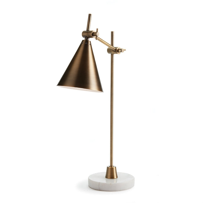 Arnoldi Desk Lamp with Brass Finish