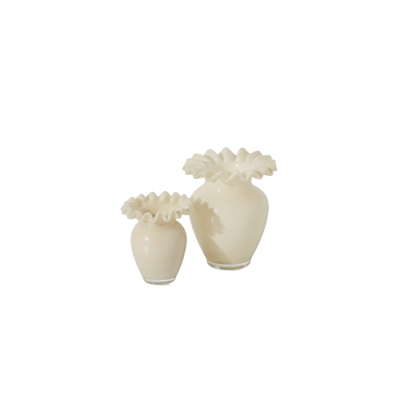Design Shop Flounce Vase 5"x 5.5"