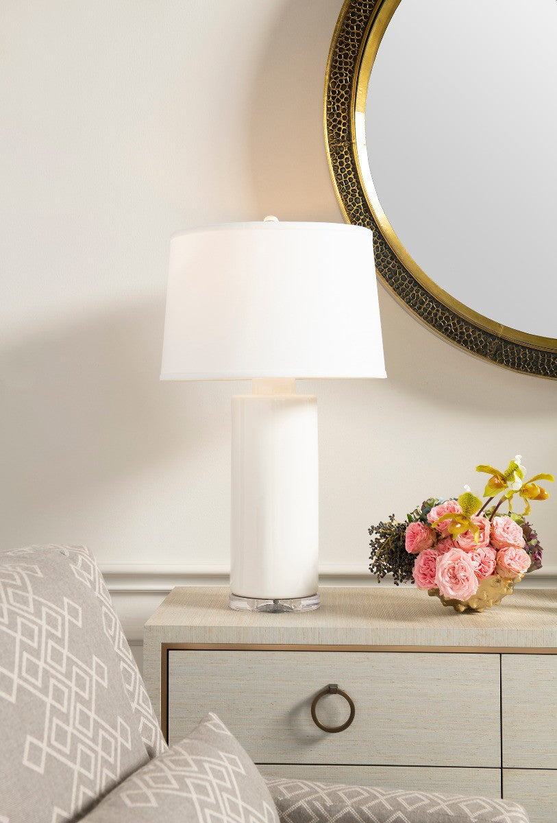 Villa & House Formosa Lamp Without Shade, White Cloud