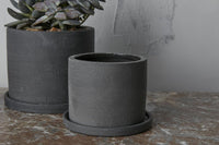 Design Shop Easton Pot with Saucer 5.5"x 4.25"
