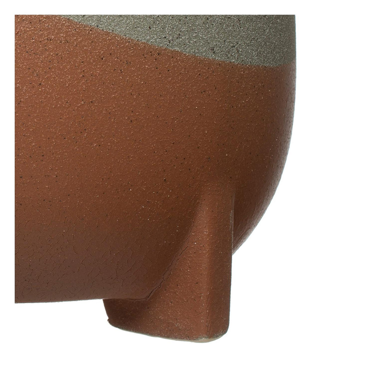 Design Shop Sand Multi Footed Stoneware Planter 7.75"