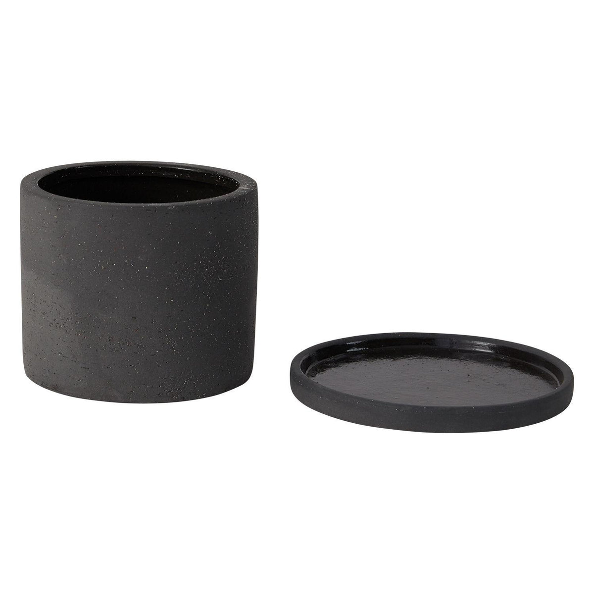 Design Shop Easton Pot with Saucer 5.5"x 4.25"