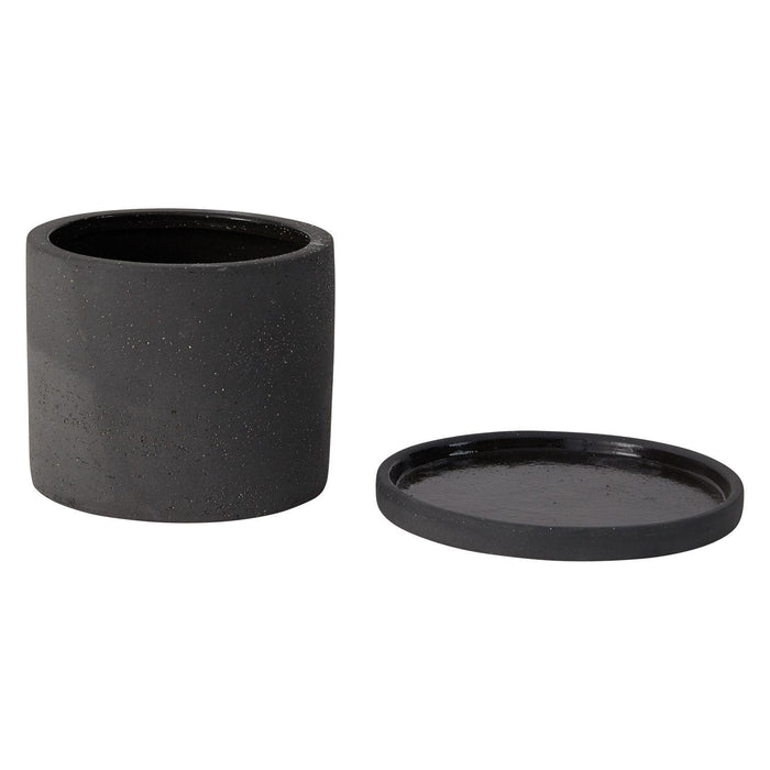 Design Shop Easton Pot with Saucer 5.5"x 4.25"