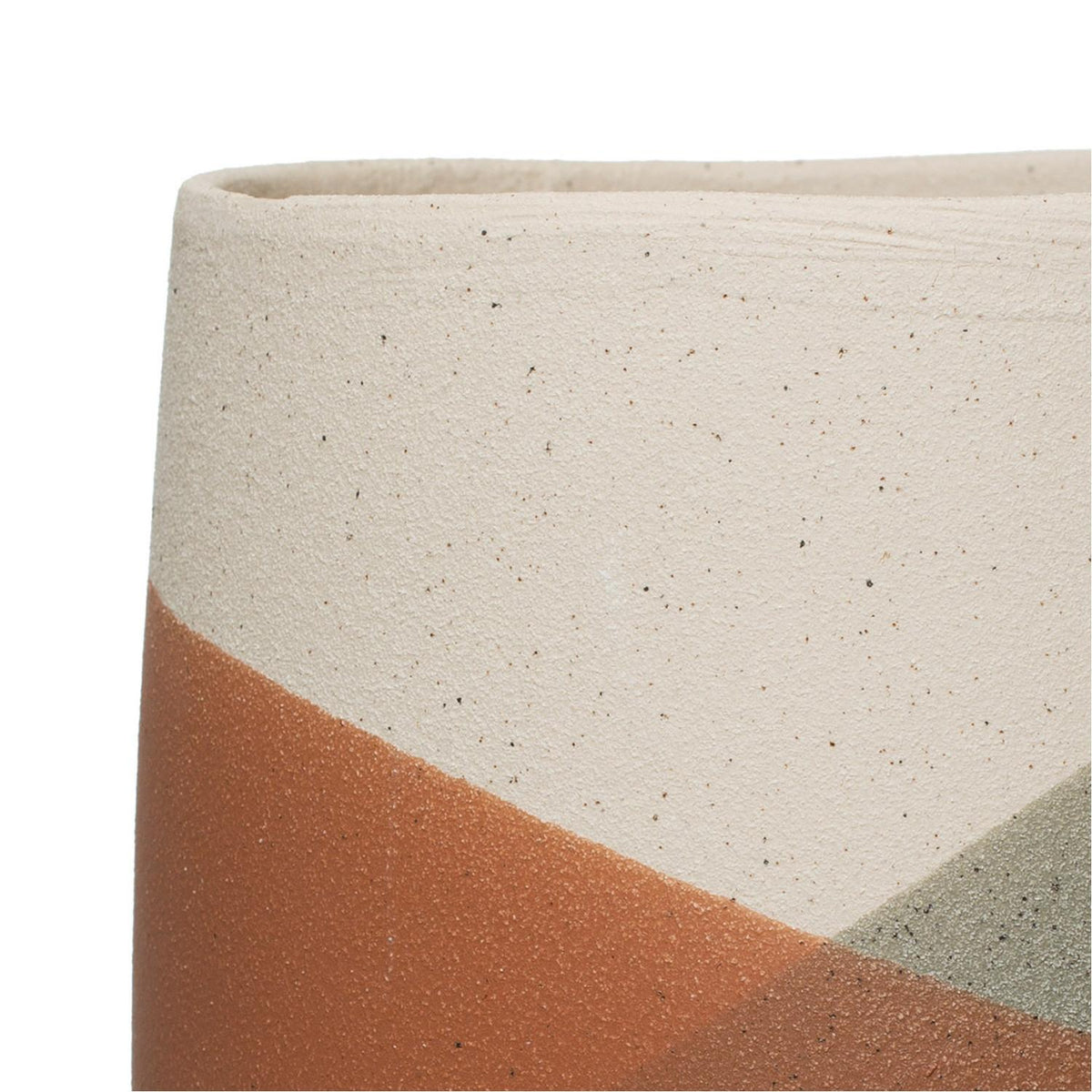 Design Shop Sand Multi Footed Stoneware Planter 7.75"