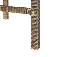 Villa & House Gideon Large Accent Table, Antique Brass
