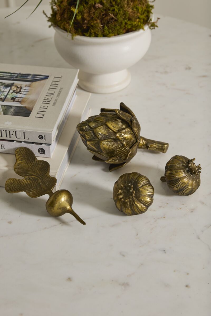 Design Shop Gilded Veggies 5.5"x 7.5"
