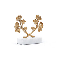 Villa & House Ginko Statue, Gold Leaf