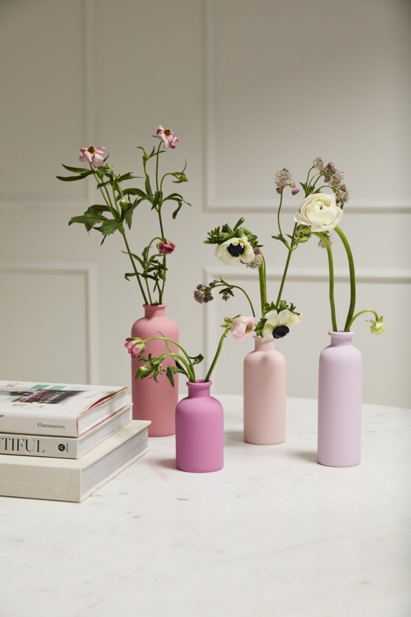 Design Shop Gladiolus Budvase 2.25"x 7.25", Set of 4