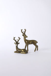 Design Shop Glenwood Deer Figurine 5"x 2.5"x 5.75", Set of 2