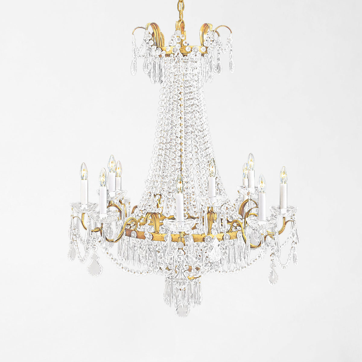 PRIMAVERA gold chandelier