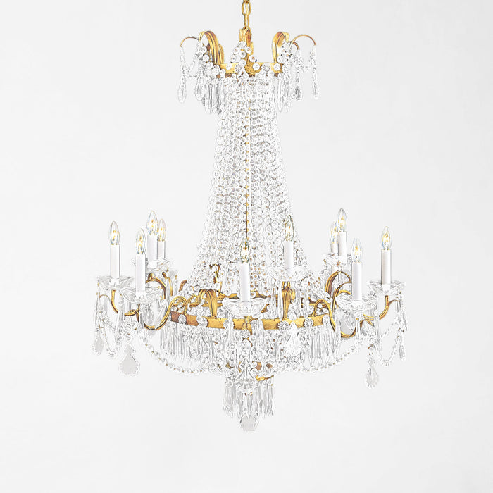 PRIMAVERA gold chandelier