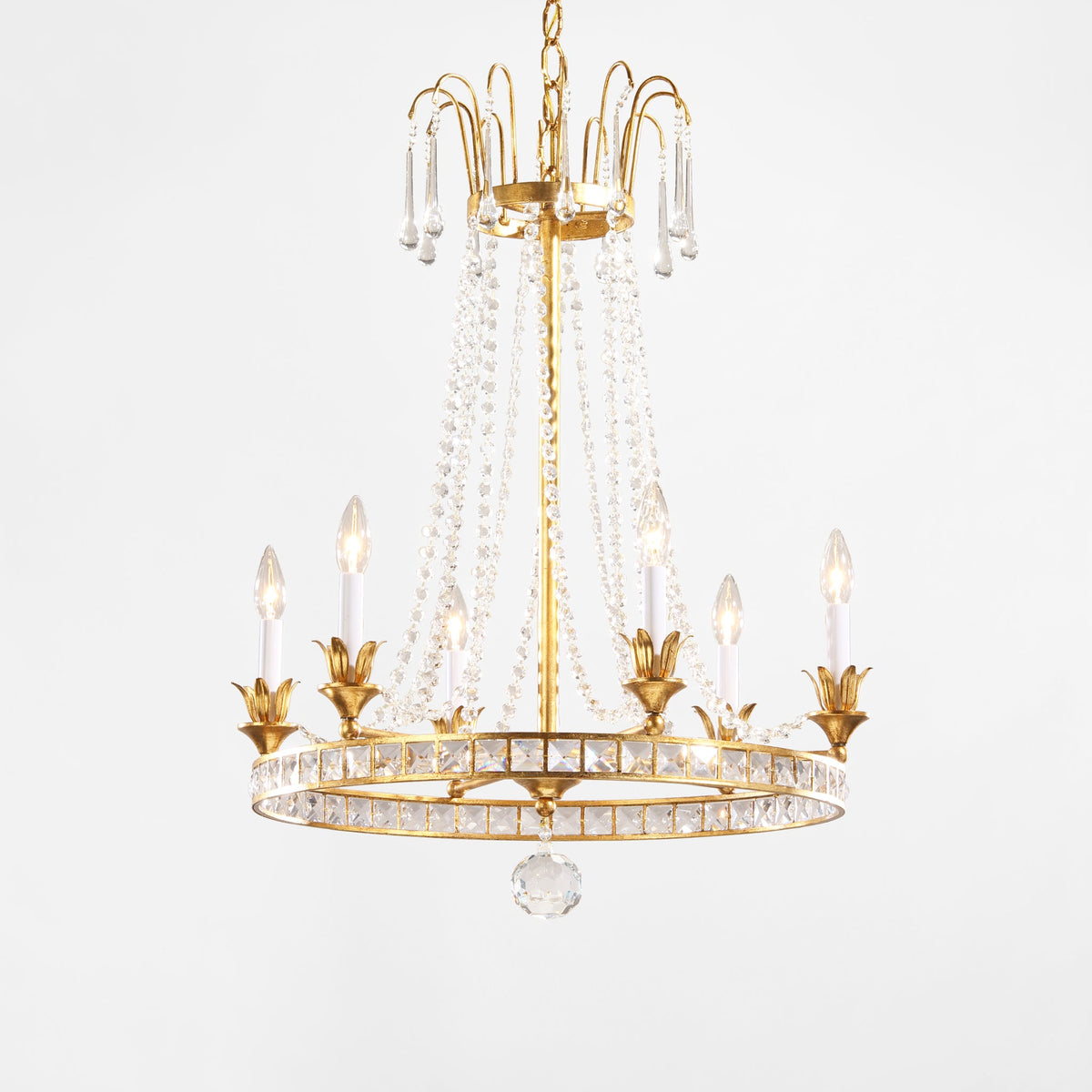 ITHACA gold chandelier