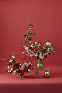 Design Shop Golden Love Vase 6.5"x 8"