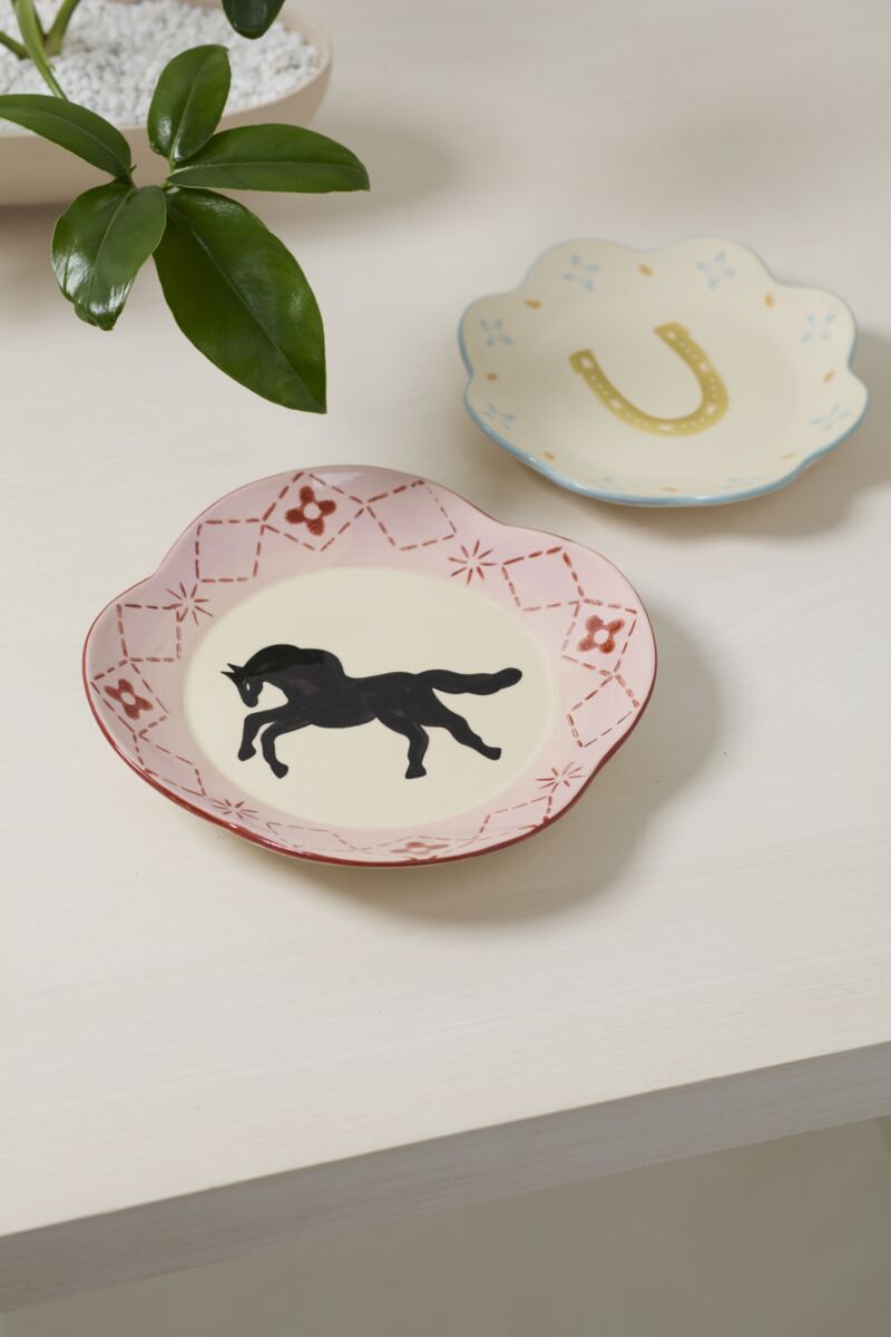 Design Shop Good Luck Plate 8.25", Set of 4