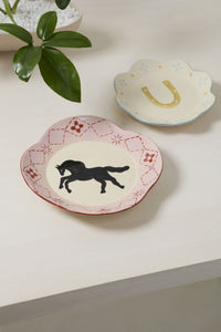 Design Shop Good Luck Plate 8.25", Set of 4