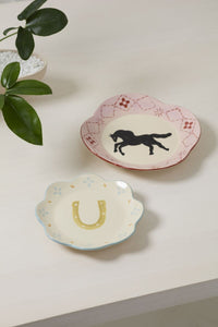 Design Shop Good Luck Plate 8.25", Set of 4