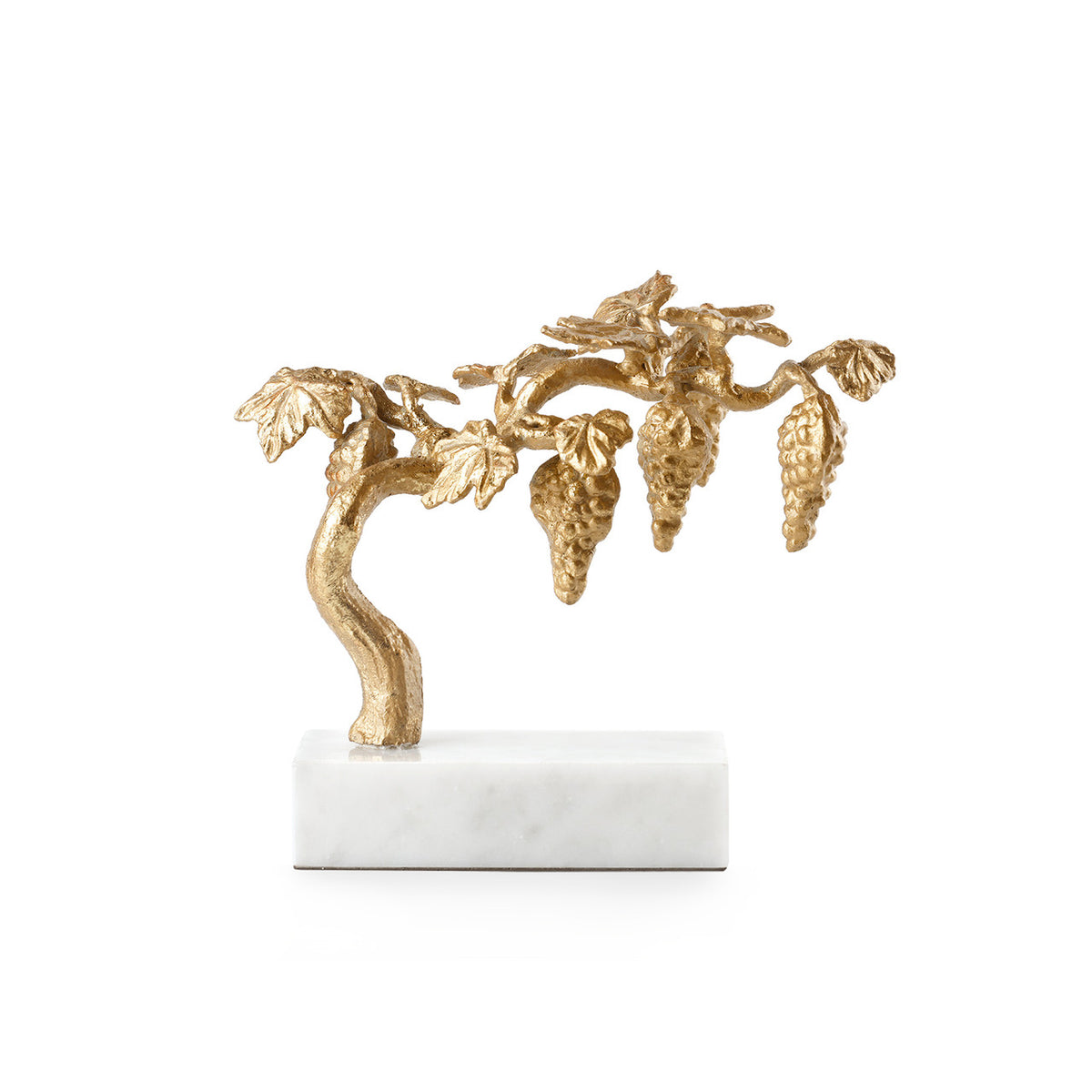 Villa & House Grape Vine Statue, Gold Leaf