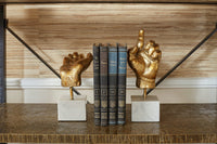 Villa & House Hands Statue (Pair), Gold Leaf