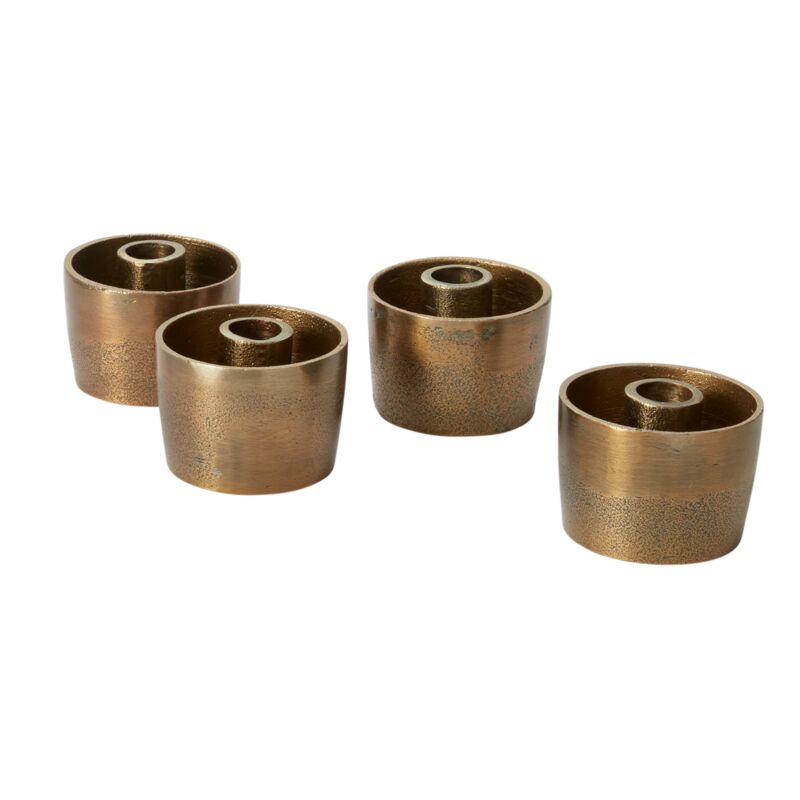 Design Shop Harmony Candleholder Set of 4 - 2.75"x 2"