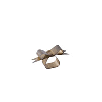 Design Shop Hattie Bow Napkin Ring 4.25"x 1"x 2", Set of 6