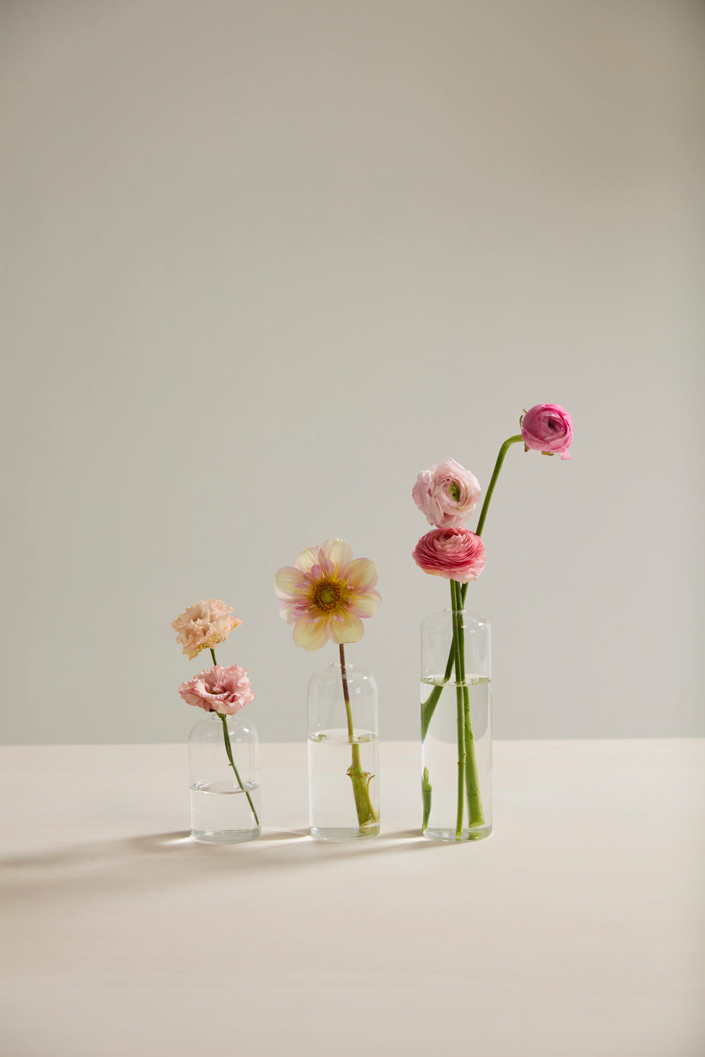 Design Shop Highball Budvase 2.25"x 4", Set of 4