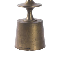 Villa & House Harmon Small Accent Table, Antique Brass