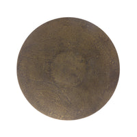 Villa & House Harmon Small Accent Table, Antique Brass