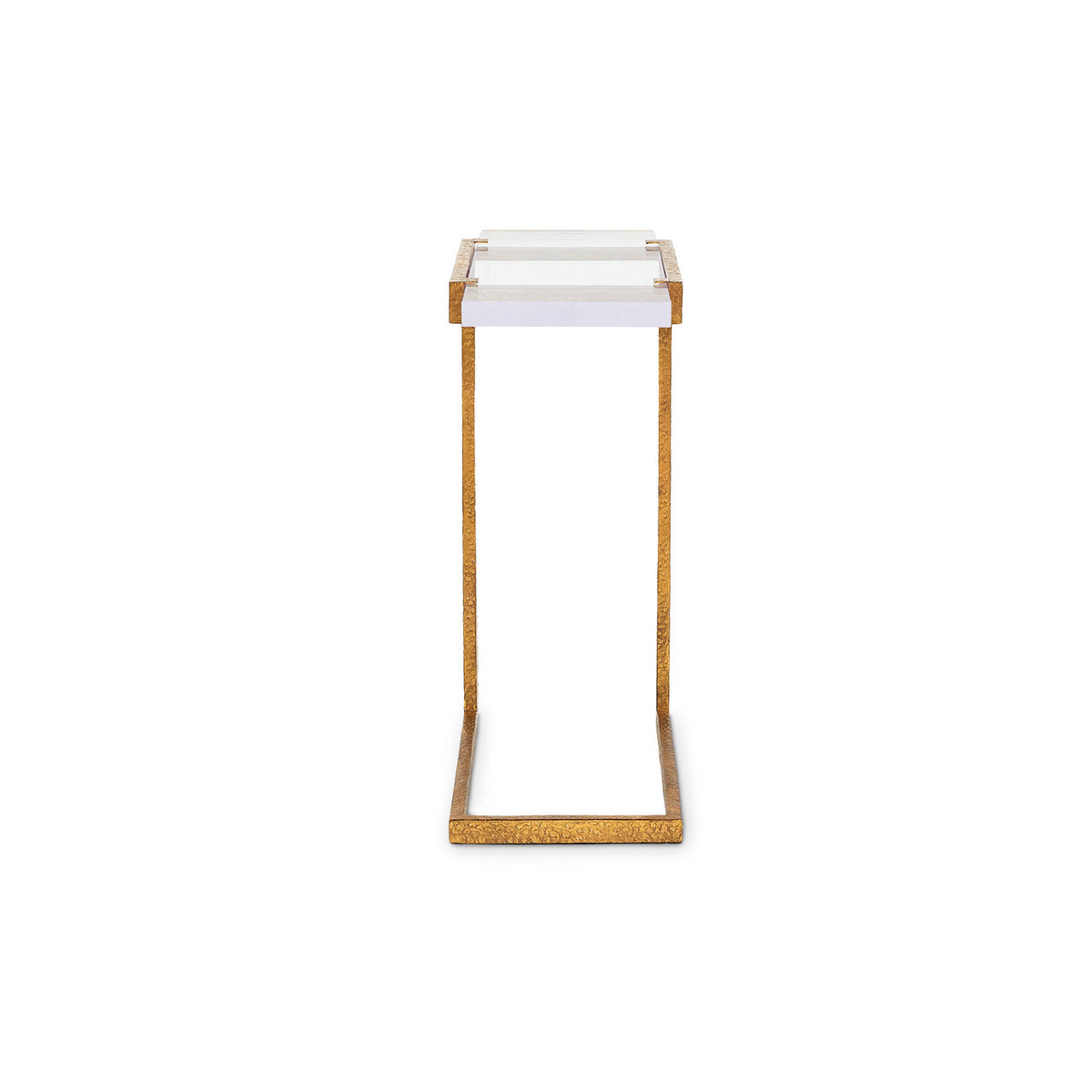 Villa & House Hudson Accent Table, Gold Leaf