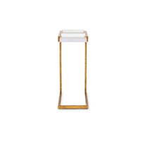 Villa & House Hudson Accent Table, Gold Leaf