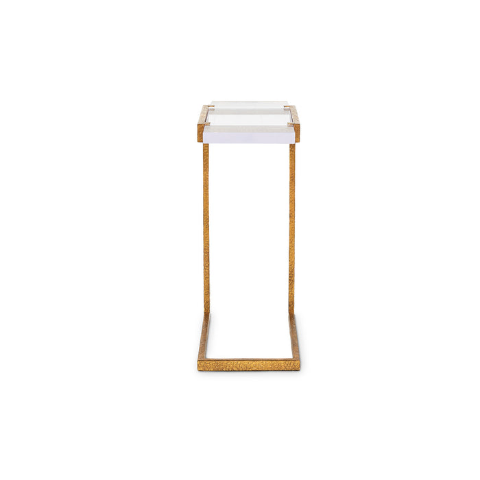 Villa & House Hudson Accent Table, Gold Leaf
