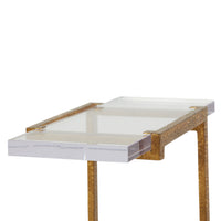 Villa & House Hudson Accent Table, Gold Leaf