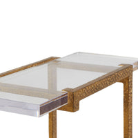 Villa & House Hudson Accent Table, Gold Leaf