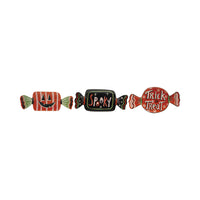 Design Shop Halloween Candy-Shaped Stoneware Platters, 3 Styles