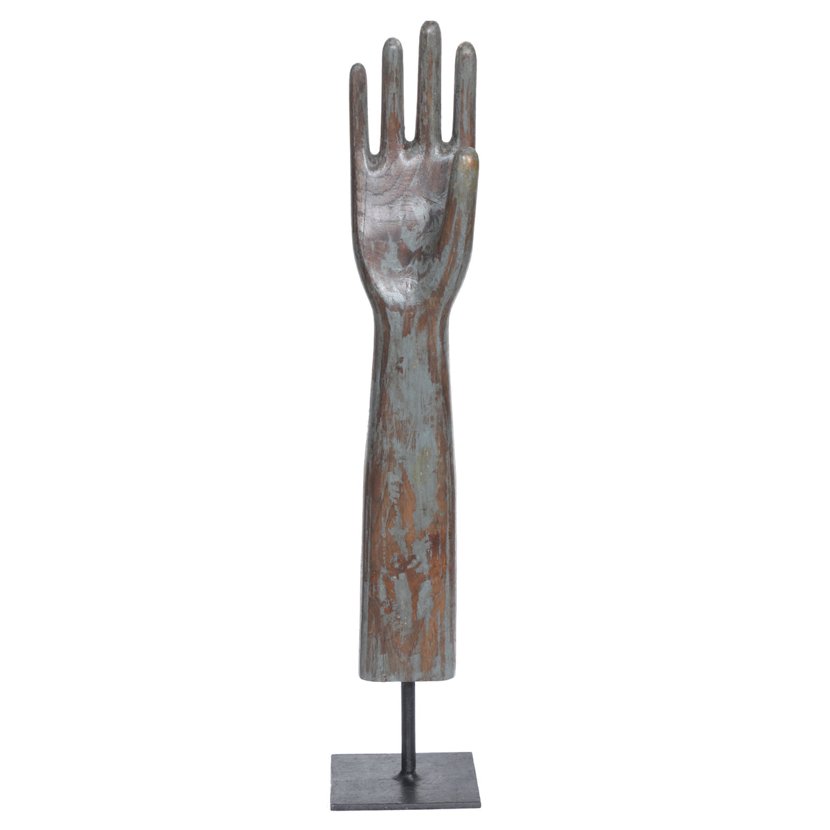 Design Shop Small Wooden Glove Mold on Base