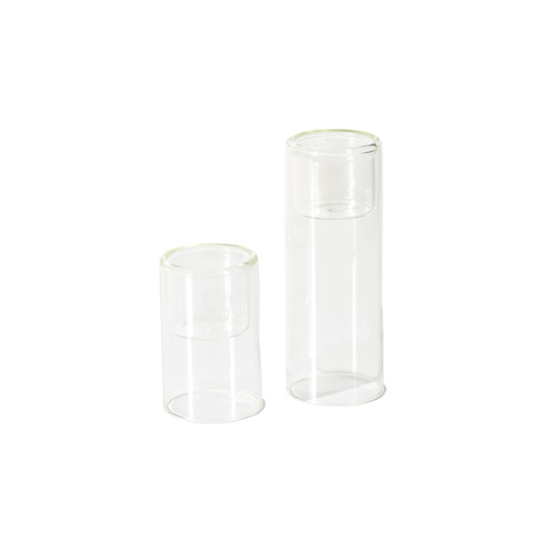 Design Shop Inset Candleholder 2.5"x 3.75", Set of 2