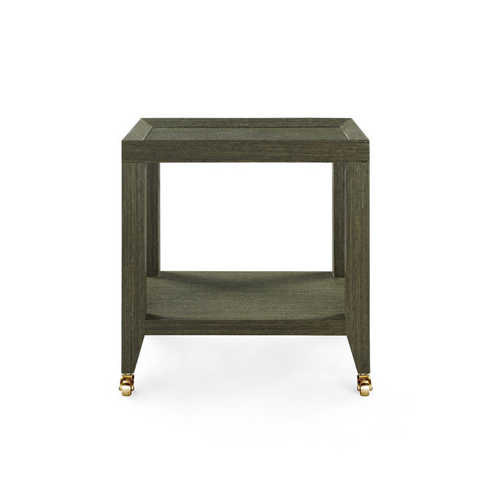 Villa & House Isadora Tea Table, Deep Olive