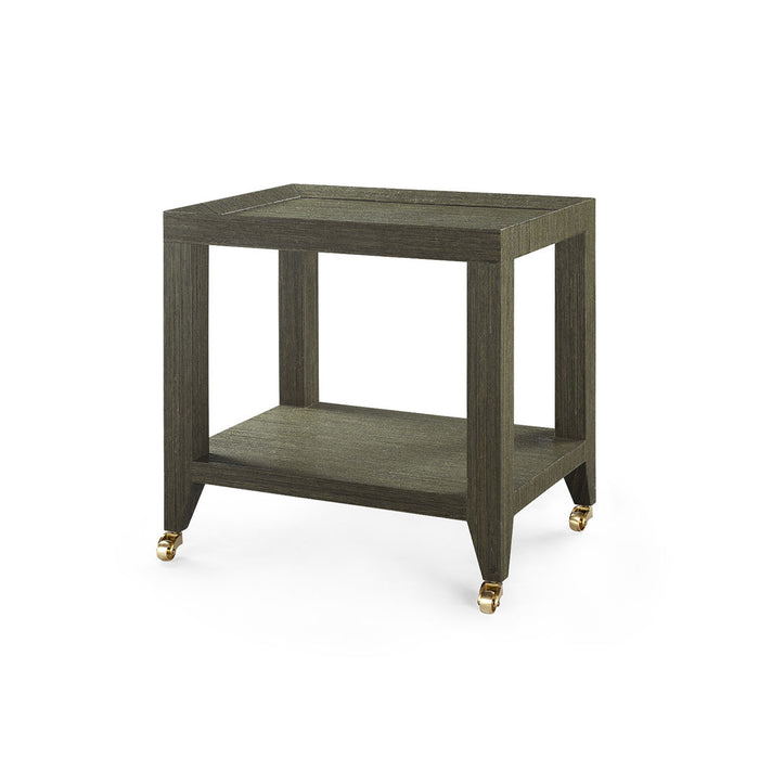Villa & House Isadora Tea Table, Deep Olive