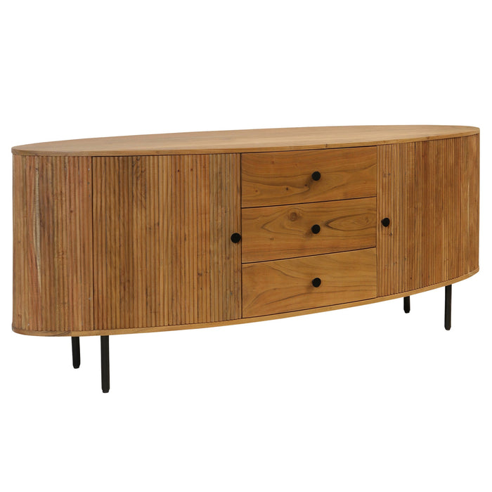 Acacia Sideboard with 2 Doors and 3 Drawers