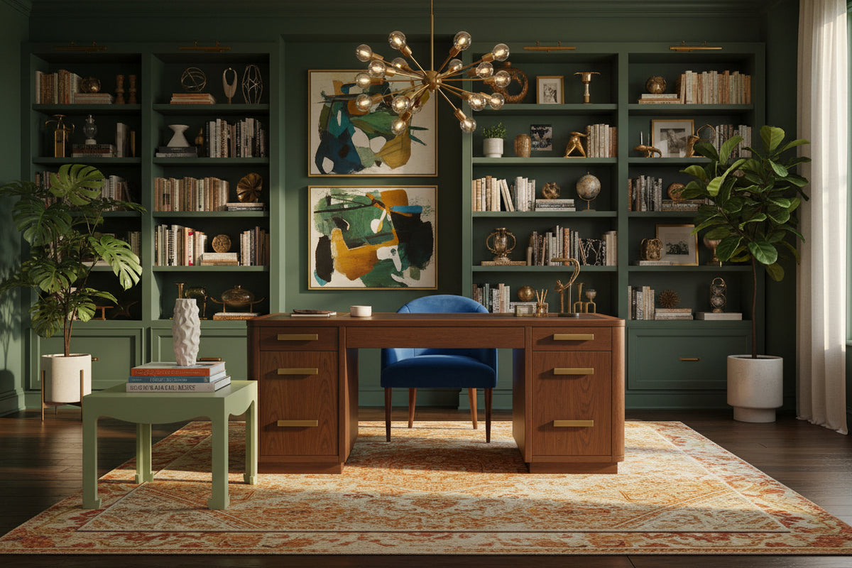 Villa & House Jacqui Tea Table, Heritage Spring Green