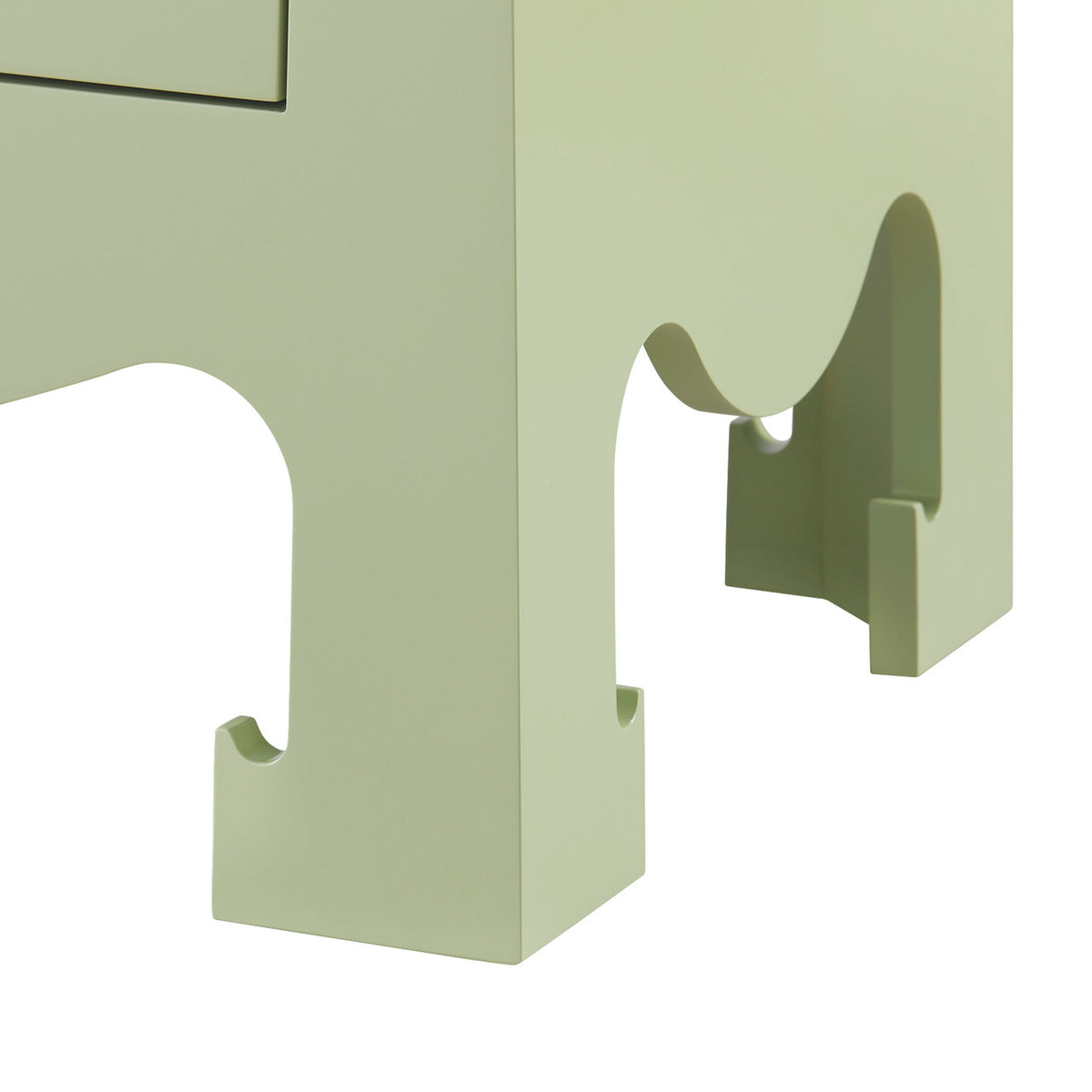 Villa & House Jacqui 3-Drawer Side Table, Heritage Spring Green