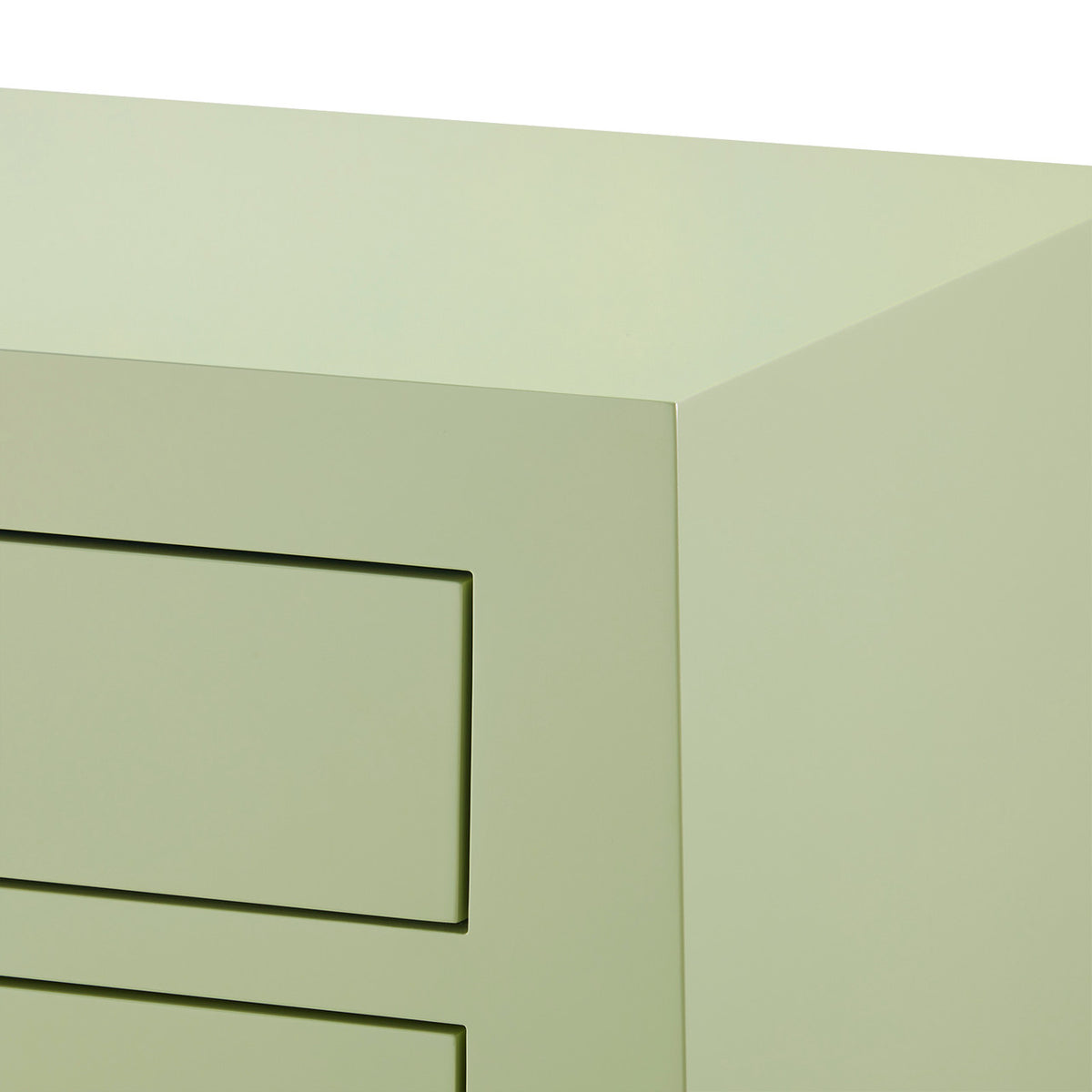 Villa & House Jacqui 3-Drawer Side Table, Heritage Spring Green
