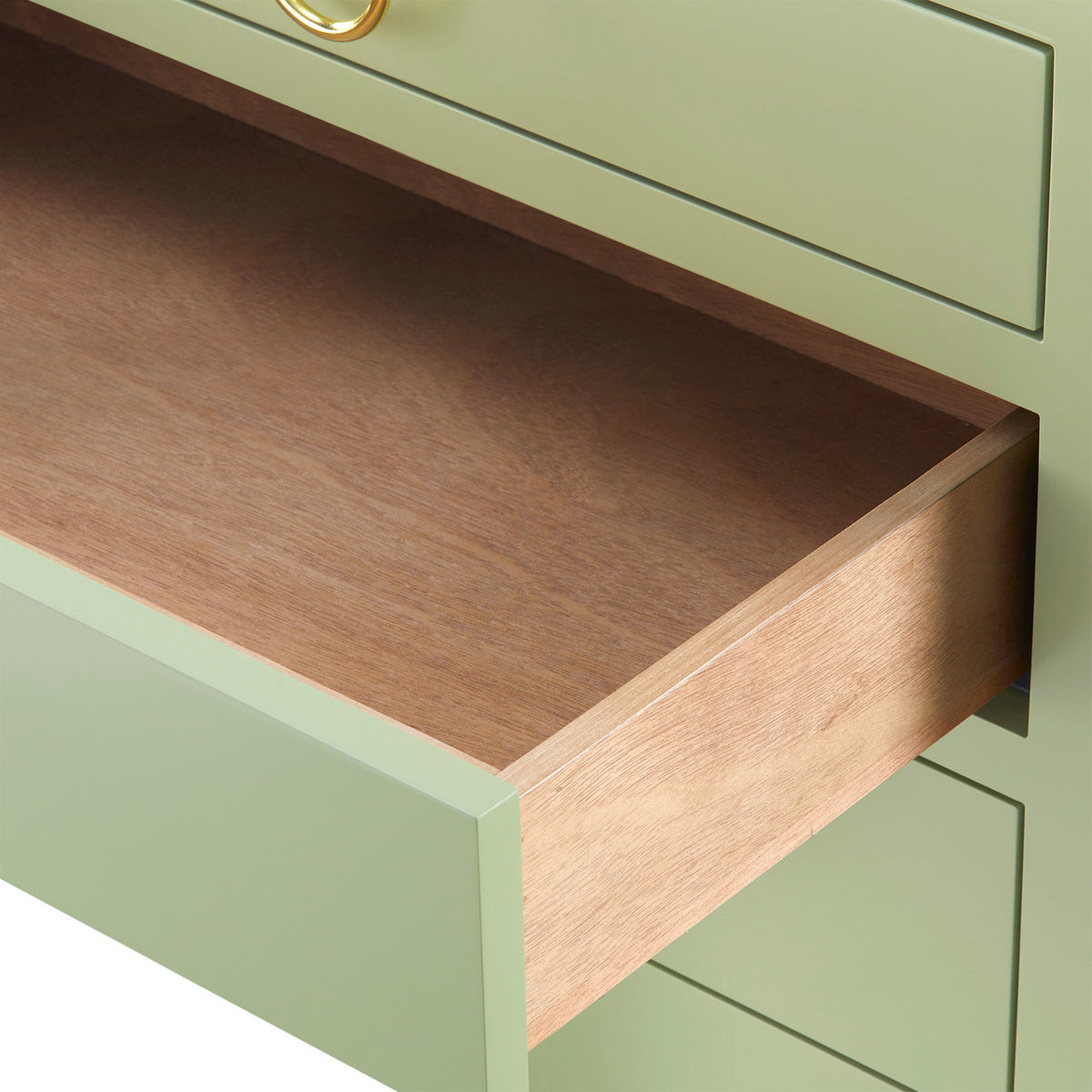 Villa & House Jacqui 3-Drawer Side Table, Heritage Spring Green