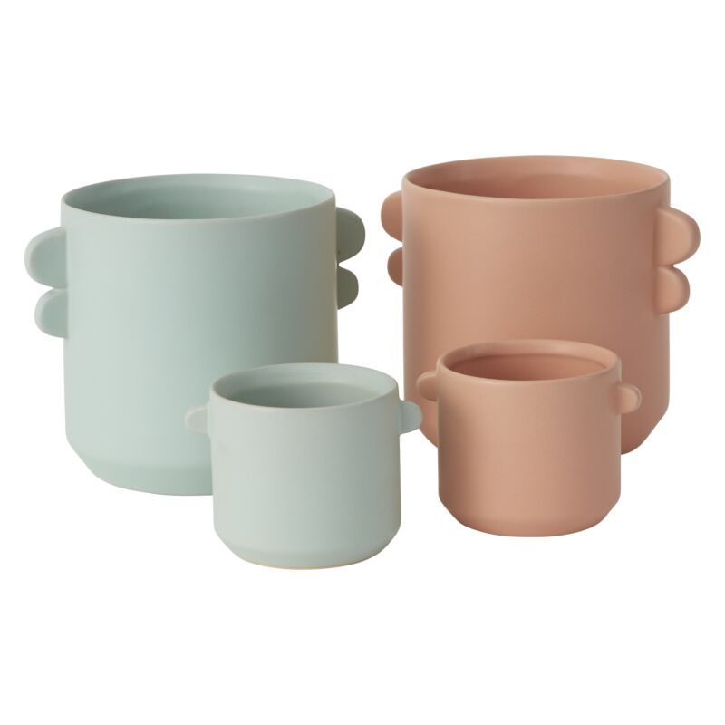 Design Shop Jamye Pot 6.5"x 5"x 5", Set of 2