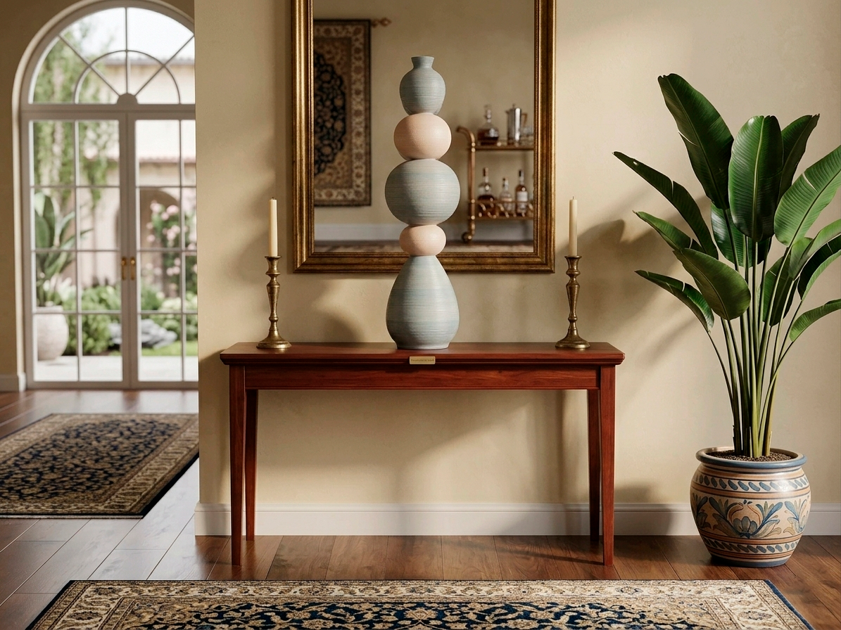 Ringling Large Blue-Gray Vase